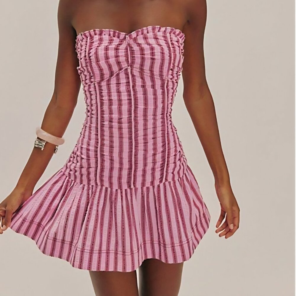 Free People NWT Surefire Pink Minidress